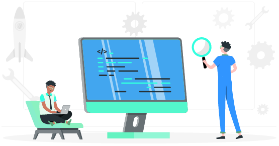 personne intégrant un module SMS par API